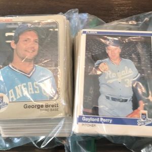 KANSAS CITY ROYALS Assorted Baseball Cards ‘81-91